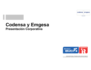 Presentación Corporativa Emgesa y Codensa 2016