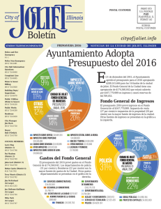 SPANISH VERSION JOLIET NEWSLETTER APRIL 2016