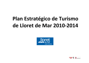 Plan Estratégico de Turismo de Lloret de Mar 2010