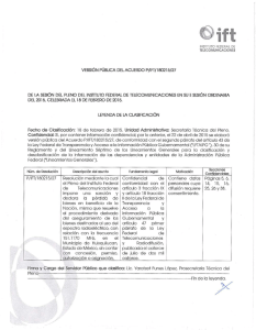 Documento - Instituto Federal de Telecomunicaciones