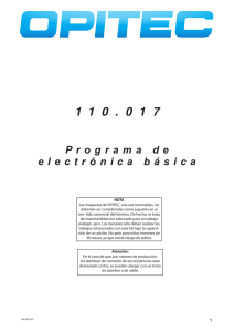 Programa de electrónica básica