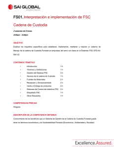 FS01.Interpretación e implementación de FSC Cadena