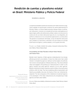 Rendición de cuentas y pluralismo estatal en Brasil: Ministerio