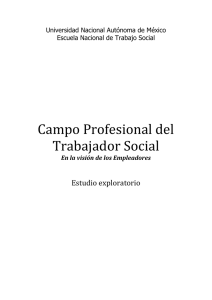 Campo Profesional del Trabajador Social