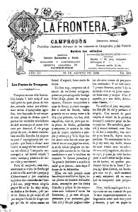 la frontera 19060818 - Arxiu Comarcal del Ripollès