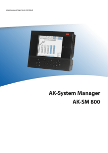 AK-System Manager AK-SM 800