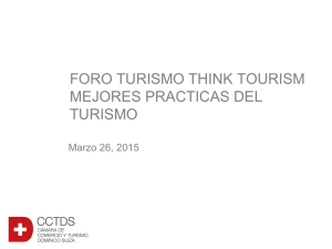 FORO TURISMO THINK TOURISM MEJORES PRACTICAS DEL