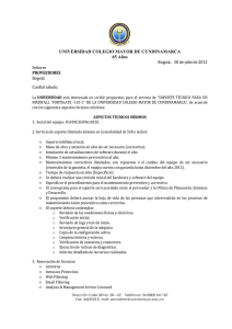 invitacion mto firewall - Universidad Colegio Mayor de Cundinamarca