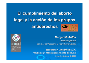 El cumplimiento del aborto legal y la acción de los grupos