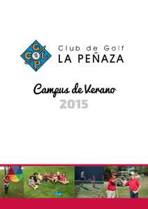 Campus de Verano - Club de Golf La Peñaza