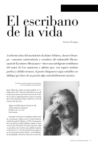 El escribano de la vida - Revista de la Universidad de México