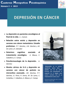 Depresión en cáncer