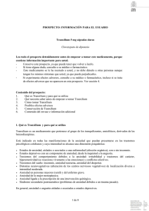 Prospecto - Agencia Española de Medicamentos y Productos