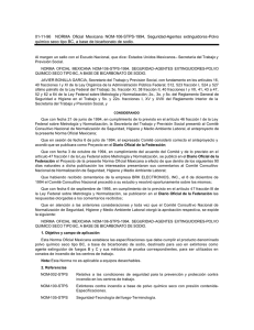 NOM-106-STPS-1994 - Orden Jurídico Nacional