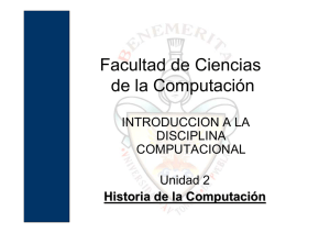 Diapositiva 1 - Facultad de Ciencias de la Computación