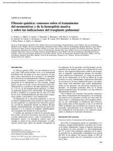 Fibrosis quística: consenso sobre el tratamiento del neumotórax y
