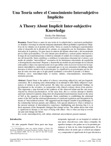 Una Teoría sobre el Conocimiento Intersubjetivo Implícito