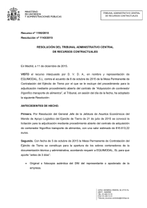 1143/2015 - Ministerio de Hacienda y Administraciones Públicas