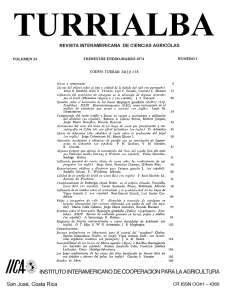 Page 1 TURRIALBA REVSTA INTERAMERICANA DE CEN