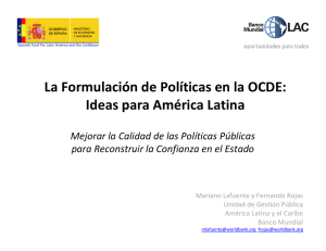 La Formulación de Políticas en la OCDE