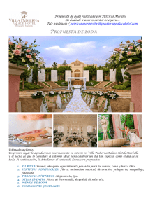 propuesta de boda - hotel Villa Padierna