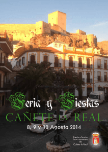 programa de feria 2014 - Ayuntamiento de Cañete la Real