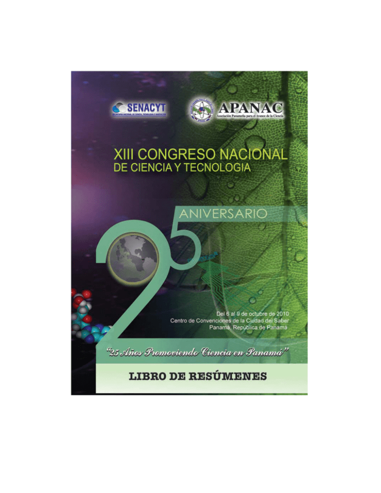 Libro XIII CONGRESO NACIONAL DE CIENCIA Y