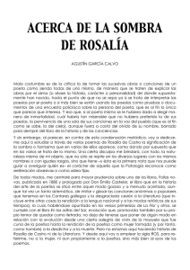 ACERCA DE LA SOMBRA DE ROSALÍA