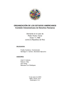 Formato para las demandas - Comisión Interamericana de