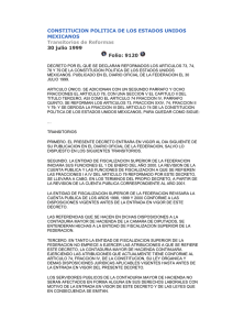 Constitución de México de 1999 (reforma)