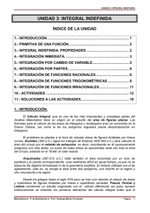 unidad 3: integral indefinida