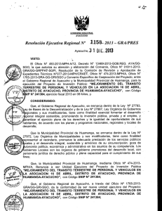 RER Nº 1158-2013-GRA/PRES - Gobierno Regional de Ayacucho