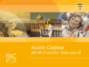 y Concilio Vaticano II - Accion Católica Argentina