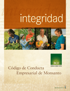 Código de Conducta Empresarial de Monsanto