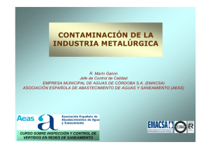 Contaminación de la industria metalúrgica