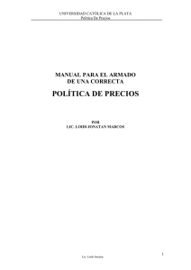 manual politica de precios 2008