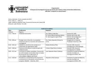 Programa Simposio - Universidad Pontificia Bolivariana