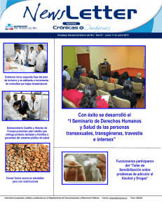 Newsletter 11 de Junio 2012 - Complejo Asistencial Dr. Sotero del Rio