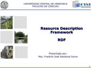 RDF - Facultad de Ciencias-UCV - Universidad Central de Venezuela