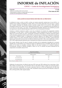 INFORME de INFLACIÓN