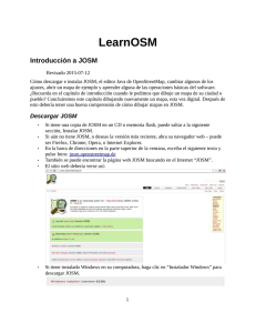 LearnOSM Introducción a JOSM