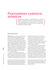 Procesadores cuánticos atómicos