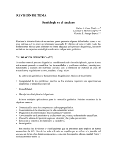 Semiología en el Anciano - Pontificia Universidad Javeriana