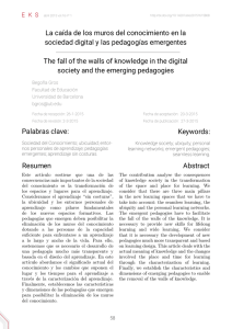 La caída de los muros del conocimiento en la sociedad digital y las