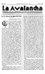 La Avalancha : revista ilustrada. Año 54, n. 1292 [i.e. 1288] (8