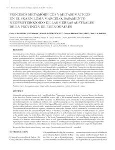 procesos metamórficos y metasomáticos en el skarn loma marcelo