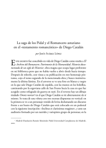 La saga de los Pidal y el Romancero asturiano en el «testamento