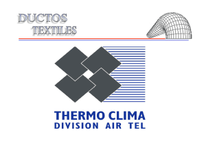 Ducto textil-Thermo Clima