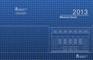 Memoria Anual - Fábrica Nacional de Moneda y Timbre