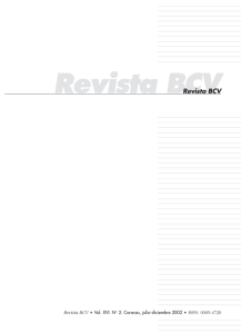 Revista BCV Vol. XVI. N°2 - Banco Central de Venezuela